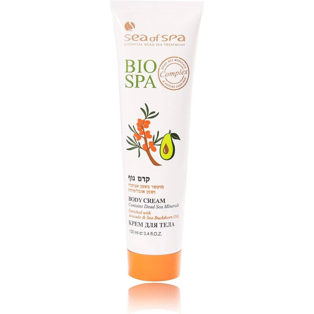 EXP 09/27 - Sea of Spa Bio Spa Body Cream Avocado Sea Buckthorn 100ml 3.4 oz